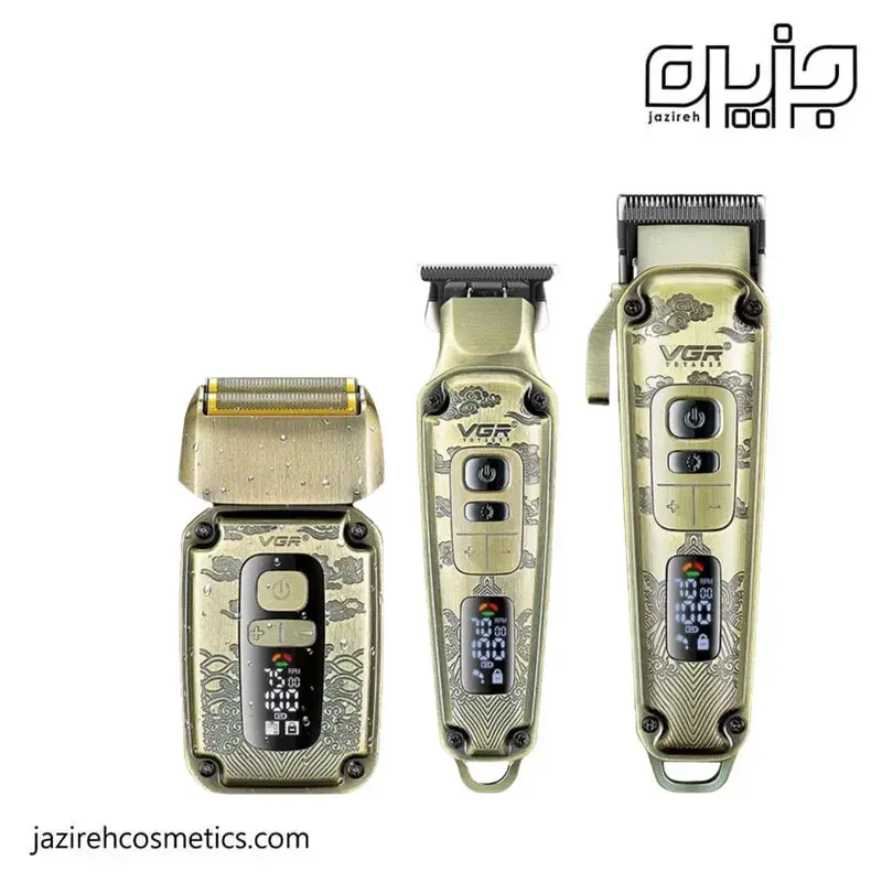 ست ماشین اصلاح وی جی آر مدل 642