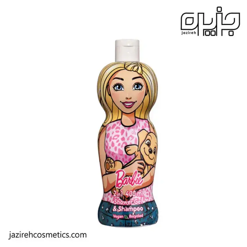 شامپو سر و بدن کودک ایر وال مدل باربی