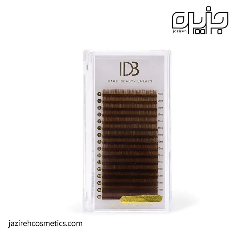 پالت مژه DB قهوه ای CC 0.07