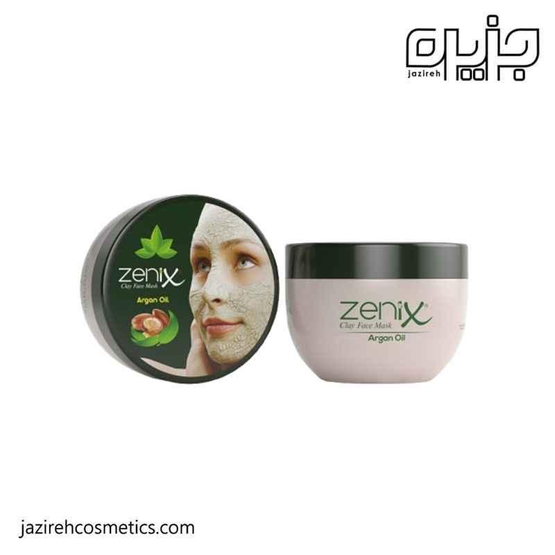 ماسک خاک رس و روغن آرگان Zenix