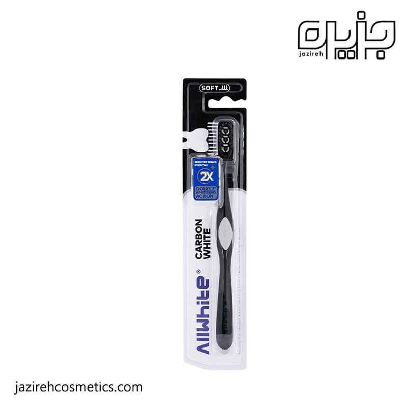 مسواک آل وایت soft مدل Carbon white 600