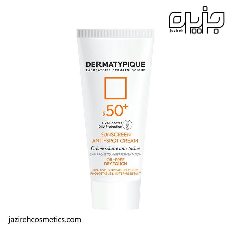 ضد آفتاب بی رنگ روشن کننده و ضد لک +SPF50 درماتیپیک