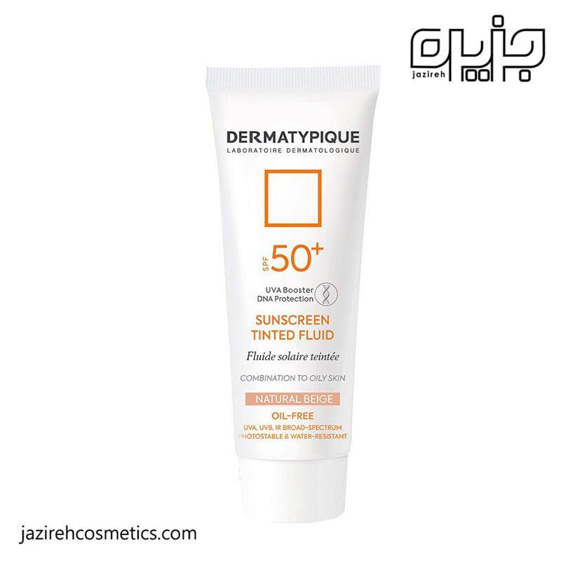 ضد آفتاب رنگی فلویید مت پوست چرب +SPF50 درماتیپیک