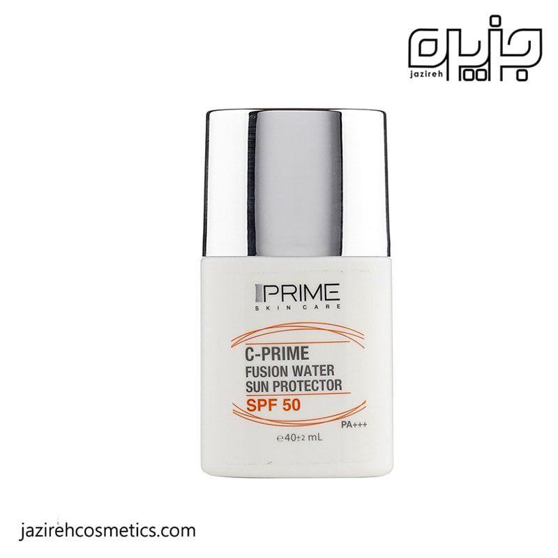 ضدآفتاب بی رنگ فیوژن واتر SPF50 پرایم
