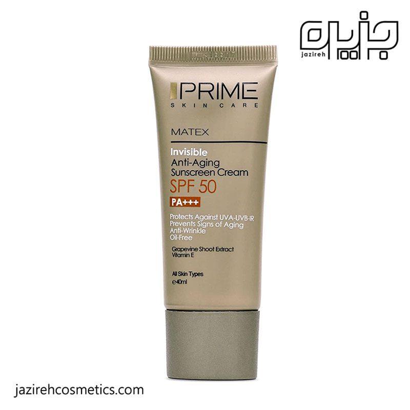 ضد آفتاب رنگی جوان کننده SPF50 پرایم