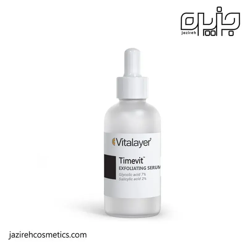 سرم لایه بردار %7گلایکولیک اسید تایم ویت ویتالایر 30 میل