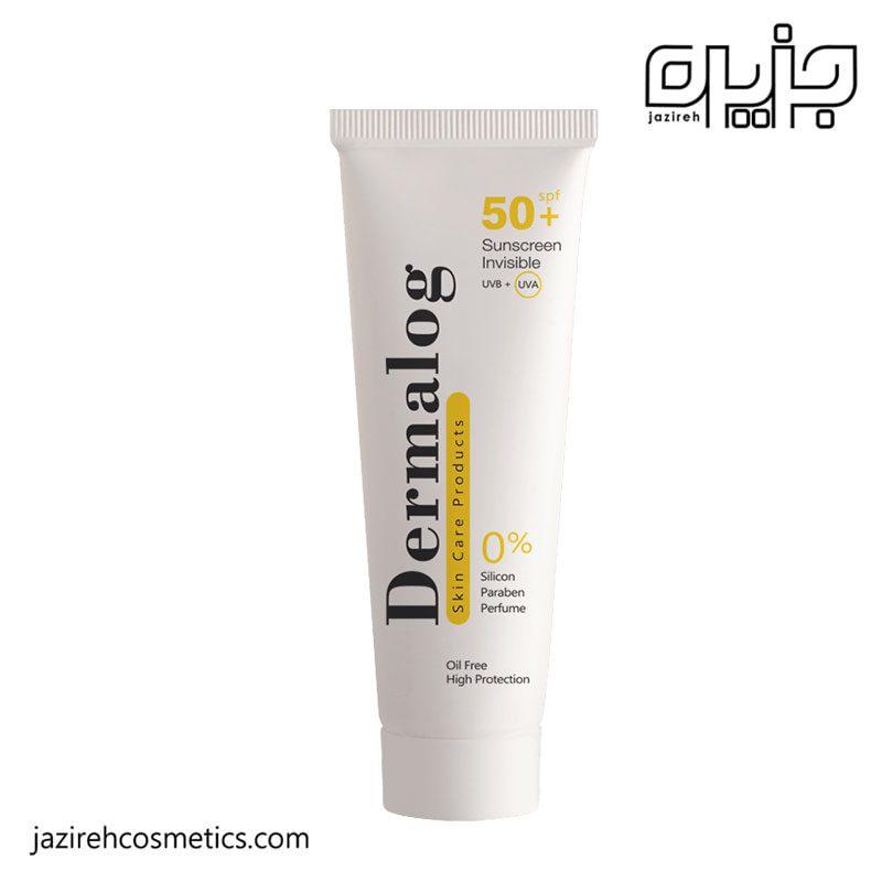 ضد آفتاب بی رنگ پوست چرب SPF50 درمالوگ