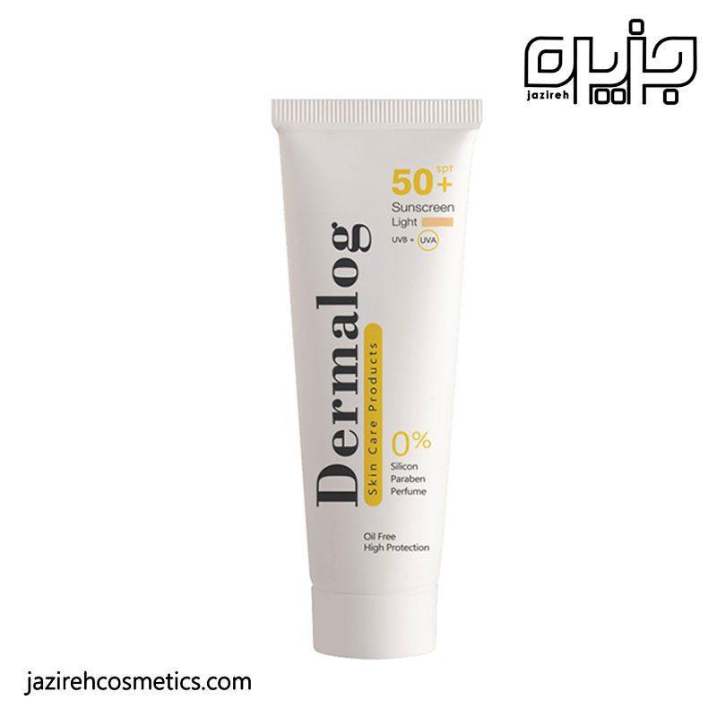 ضد آفتاب رنگی پوست چرب SPF50 درمالوگ