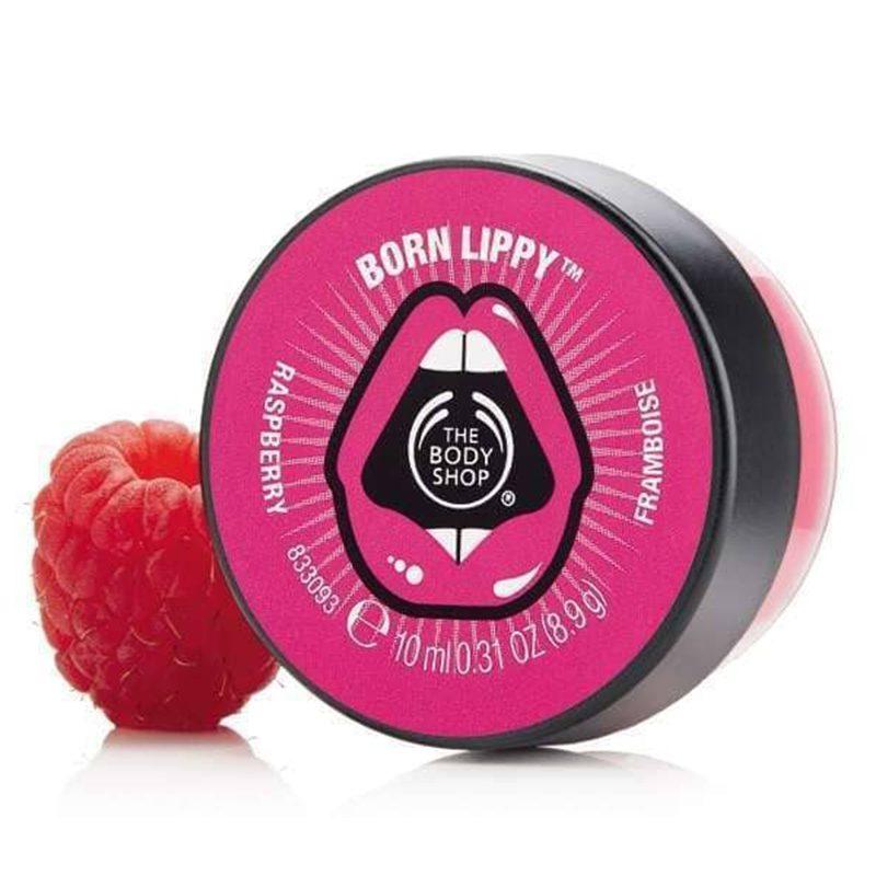 بالم لب تمشک بادی شاپ مدل Born Lippy