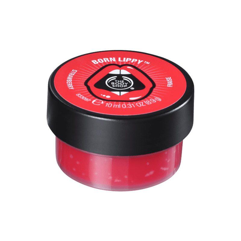 بالم لب توت فرنگی بادی شاپ مدل Born Lippy