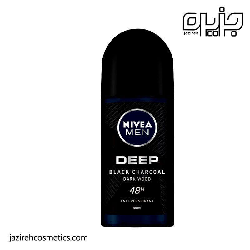 مام رول مردانه نیوا مدل DEEP مشکی حجم ۵۰ میل