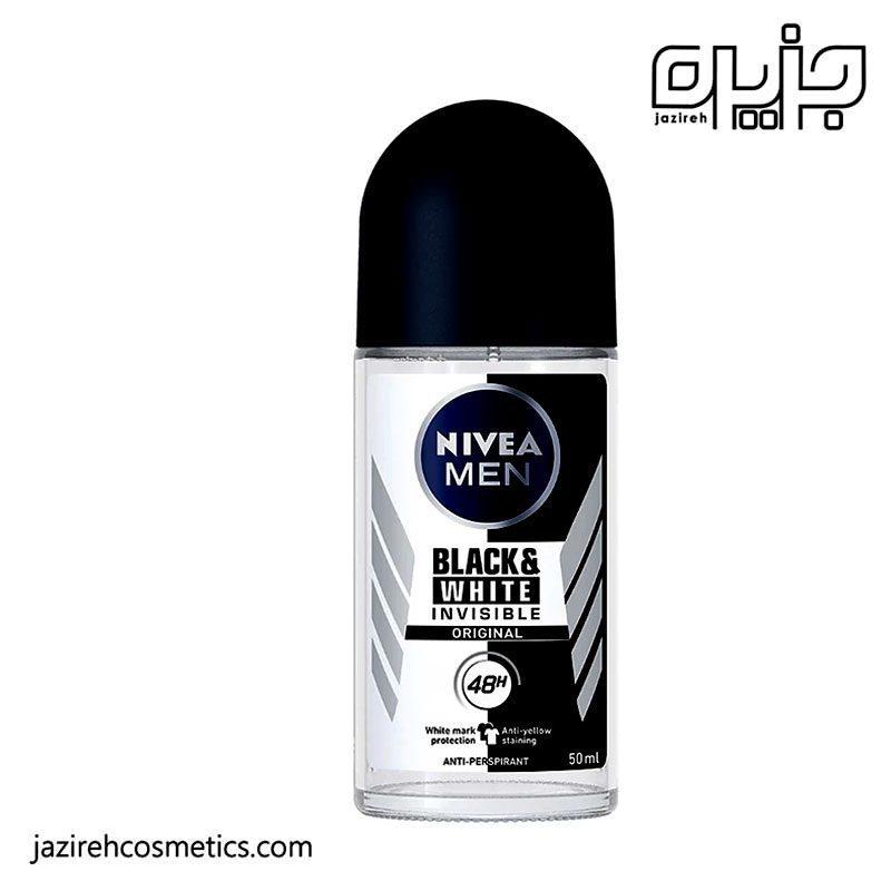 مام رول مردانه نیوا مدل black &amp; white invisible