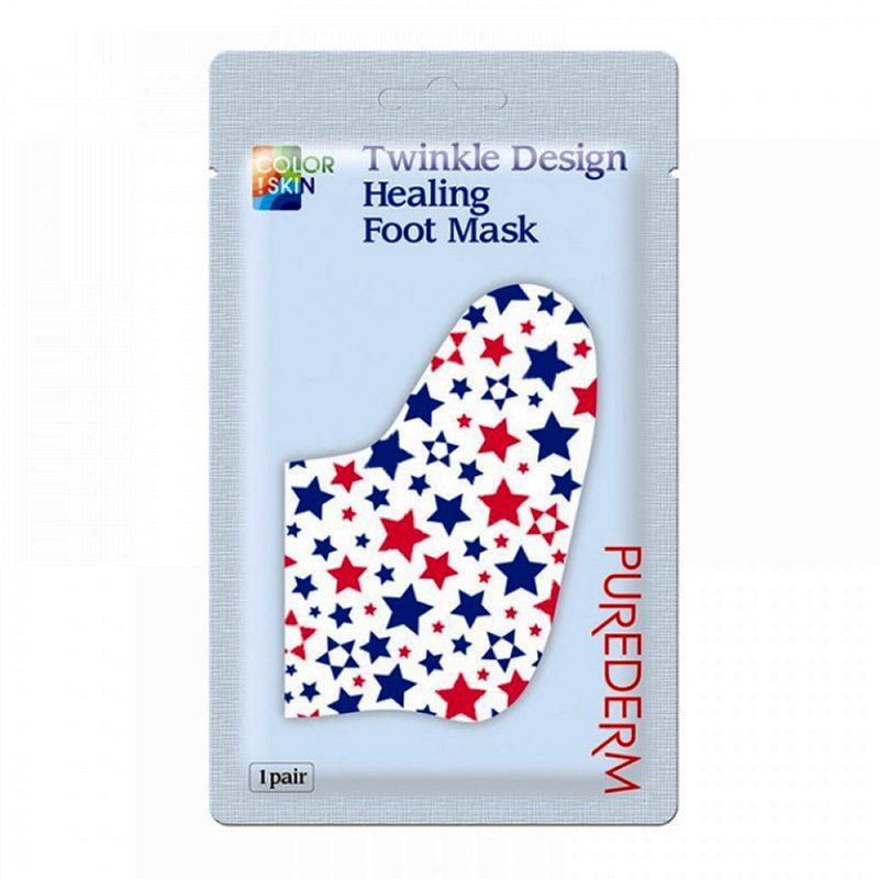 ماسک پا پاشنه دار  پیوردرم طرح TWINKLE