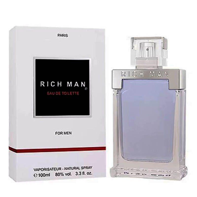 ادو تویلت مردانه پاریس بلو مدل Rich Man حجم 100 میل