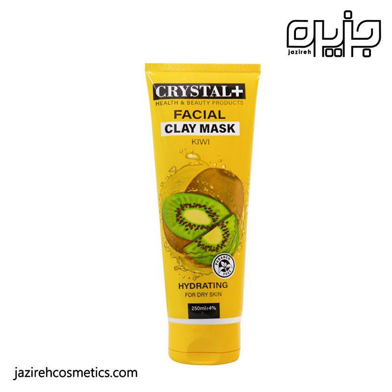 ماسک صورت آبرسان پوست خشک کریستال پلاس حاوی عصاره کیوی 250میل