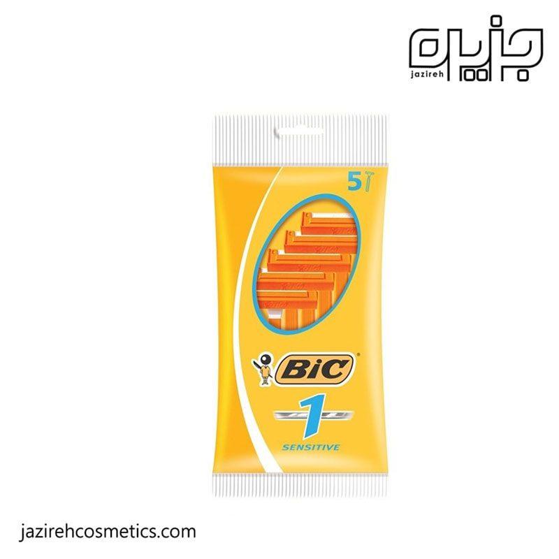 ژیلت 1Bic لبه Sensitive بسته 5 عددی