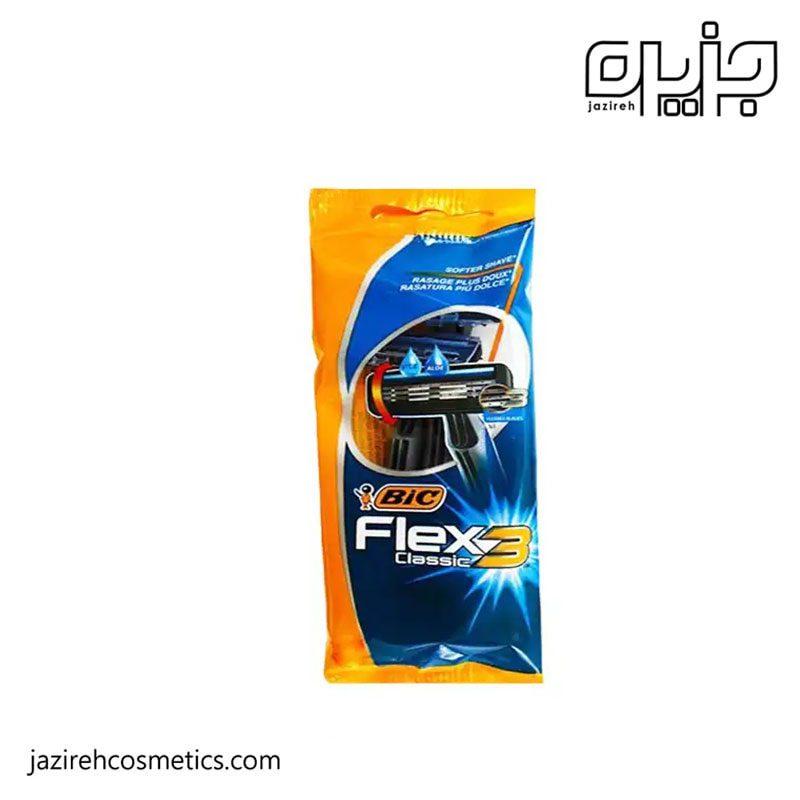 ژیلت Bic مدل Flex 3 Classic بسته 3 عددی