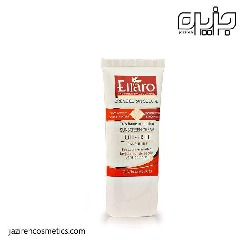 ضد آفتاب بی رنگ پوست چرب SPF50 الارو 50میل