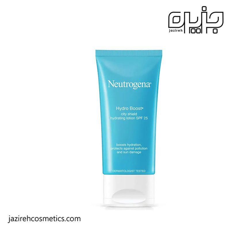 لوسیون آبرسان و ضد آفتاب SPF25 هیدروبوست نوتروژینا