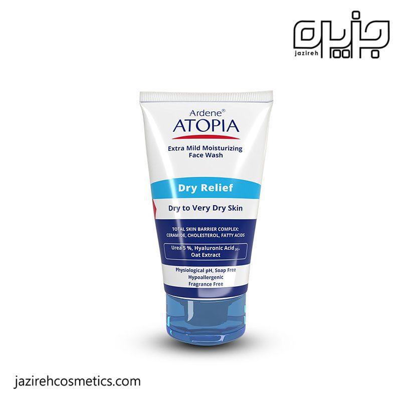 لوسیون شوینده و مرطوب کننده بسیار ملایم صورت DRY RELIEF حجم 150میل