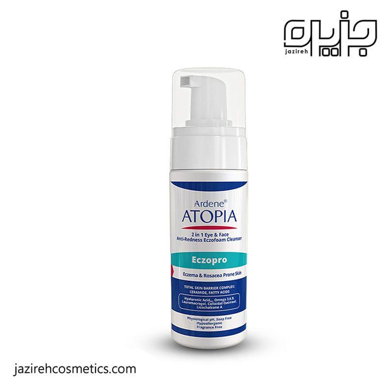 فوم شوینده بسیار ملایم صورت و اطراف چشم Eczopro حجم 150میل