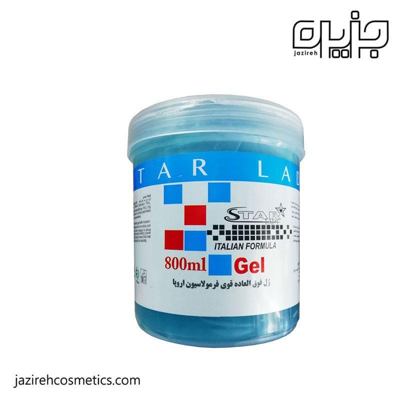 ژل موی استار لیدی حجم 800میل