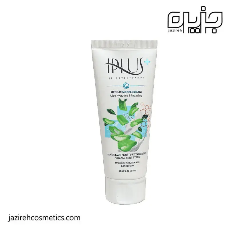 کرم ژل آبرسان و مرطوب کننده حاوی آلوئه ورا و هیالورونیک اسید 60میل