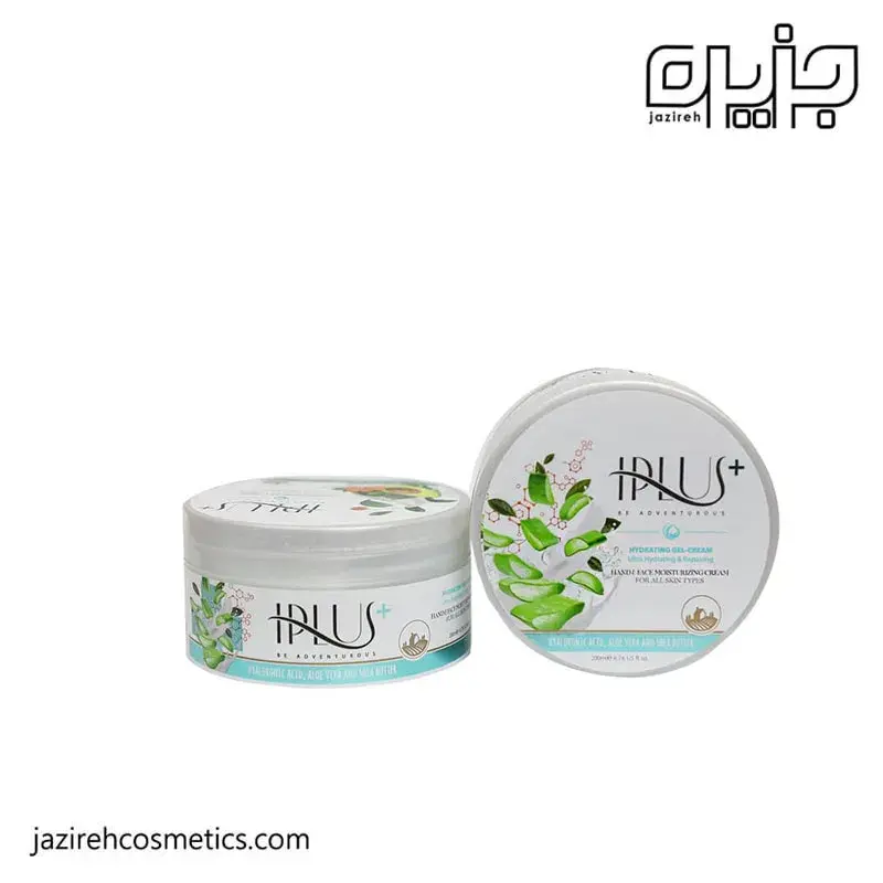 کرم ژل آبرسان و مرطوب کننده حاوی آلوئه ورا و هیالورونیک اسید 200میل