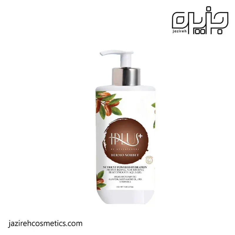 ژل آبرسان ونرم کننده حاوی روغن ماکادمیا و آرگان آی پلاس 350 میل