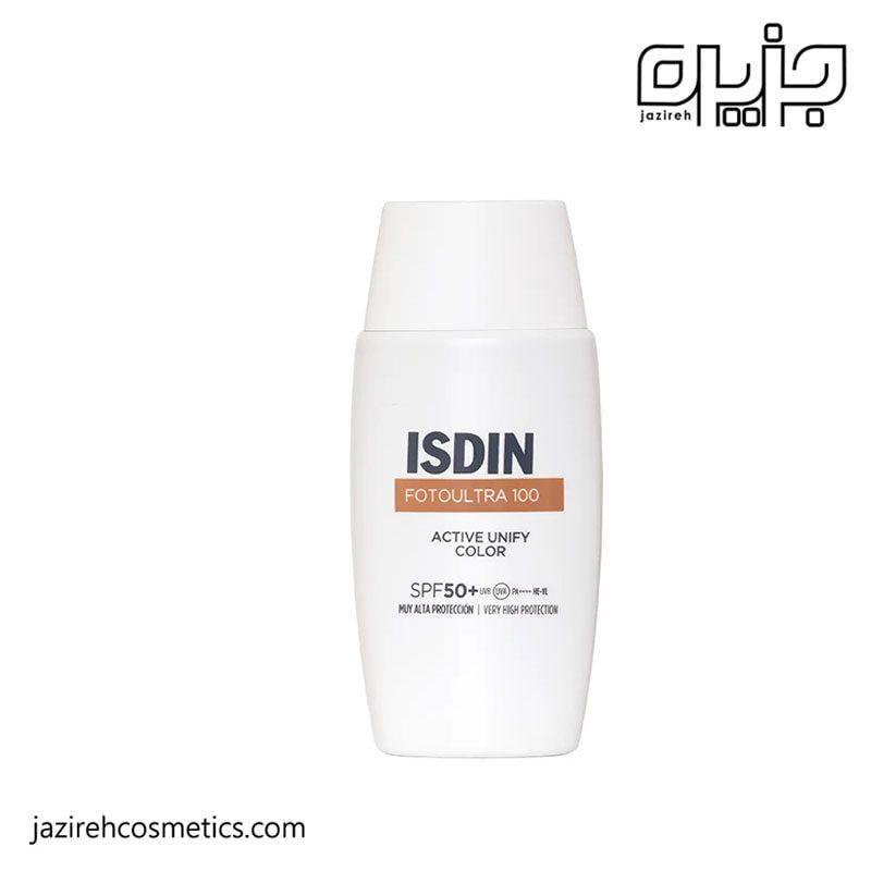 ضد آفتاب اکتیو یونیفای رنگی ایزدین - Isdin