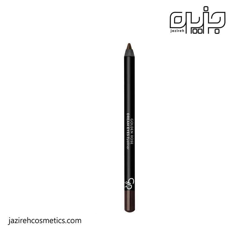مداد چشم قهوه ای گلدن رز