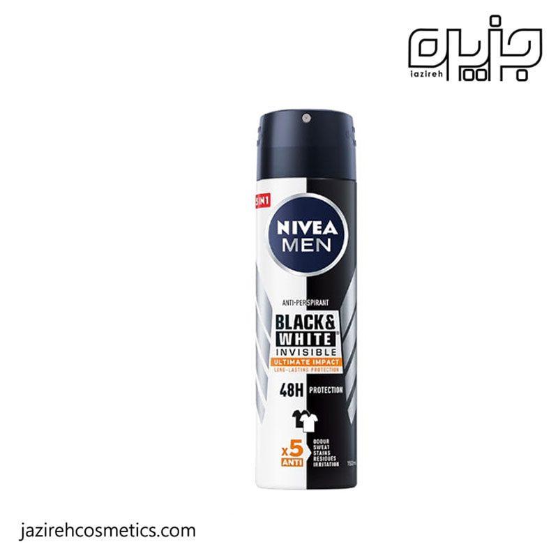 اسپری ضد تعریق مردانه نیوا  Black and White Impact