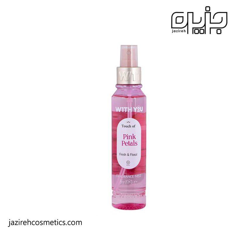 بادی اسپلش زنانه ویت یو pink petals حجم 150 میل