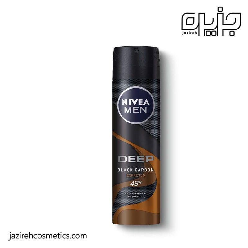 اسپری ضد تعریق مردانه نیوا DEEP BLACK CARBON Espresso