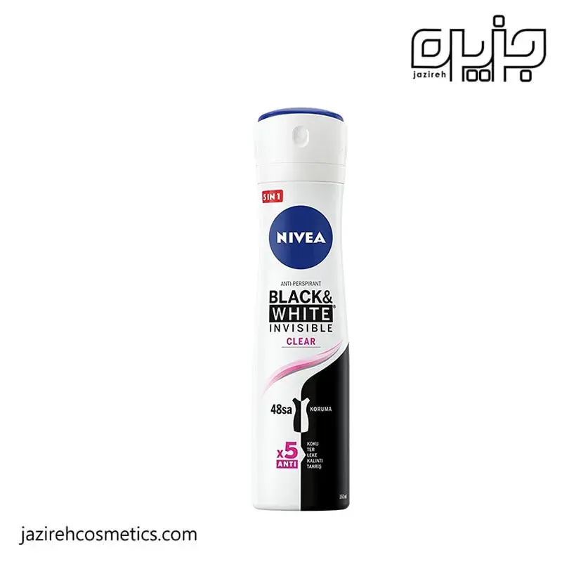 اسپری ضد تعریق زنانه نیوا Black &amp; White Clear