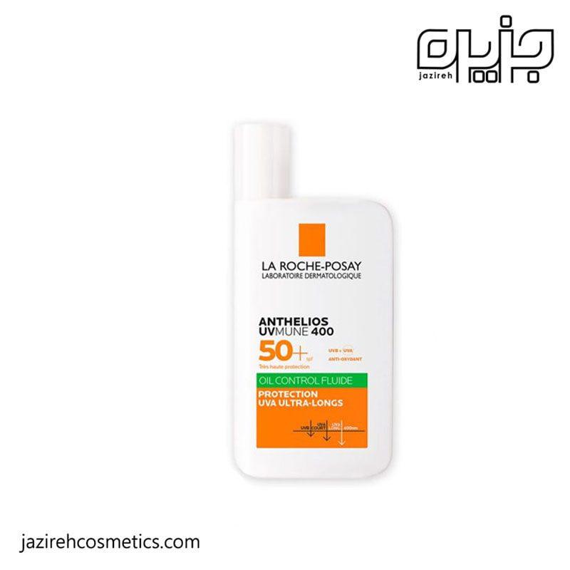 کرم ضدآفتاب بی رنگ فلویید لاروش پوزای کنترل چربی مدل انتلیوس یووی مون 50 میل