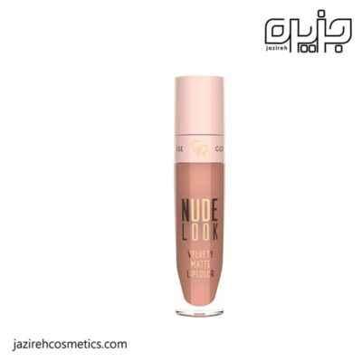 رژ لب مایع مات NUDE LOOK گلدن رز مدل Velvety