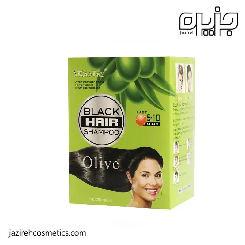 شامپو رنگ مو مشکی Olive