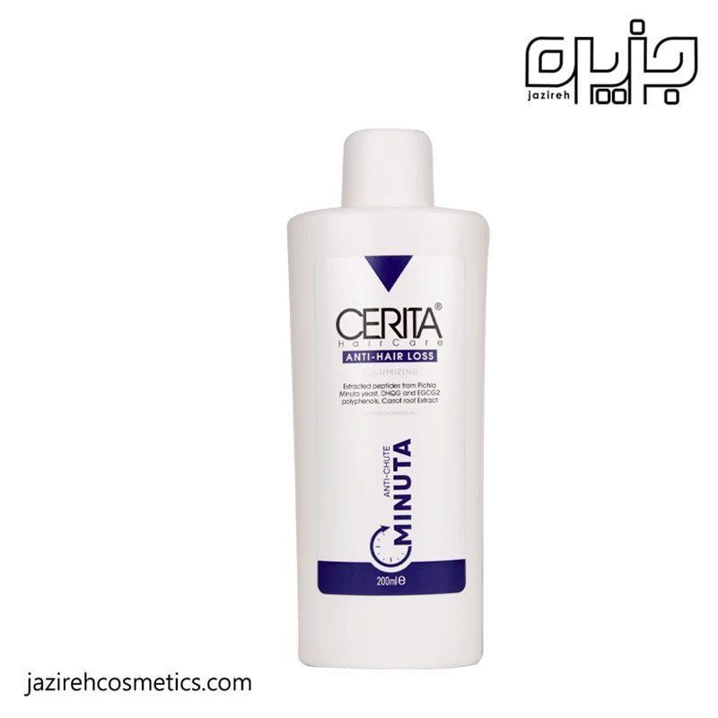 شامپو ضد ریزش مینوتا سریتا مناسب موهای خشک حجم 200 میل