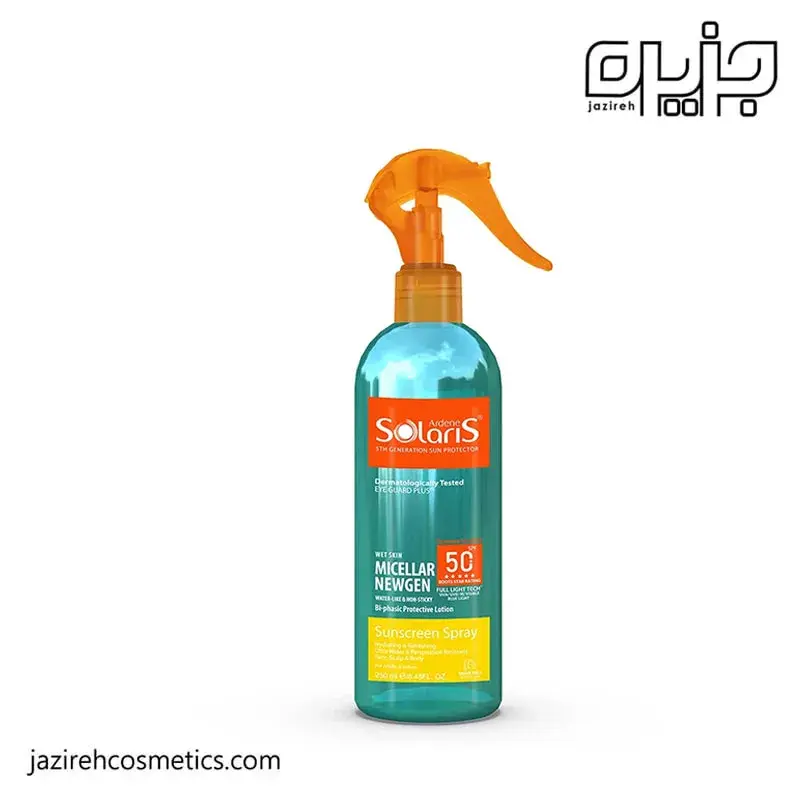 اسپری دو فاز ضد آفتاب نیوژن +spf50 سولاریس آردن