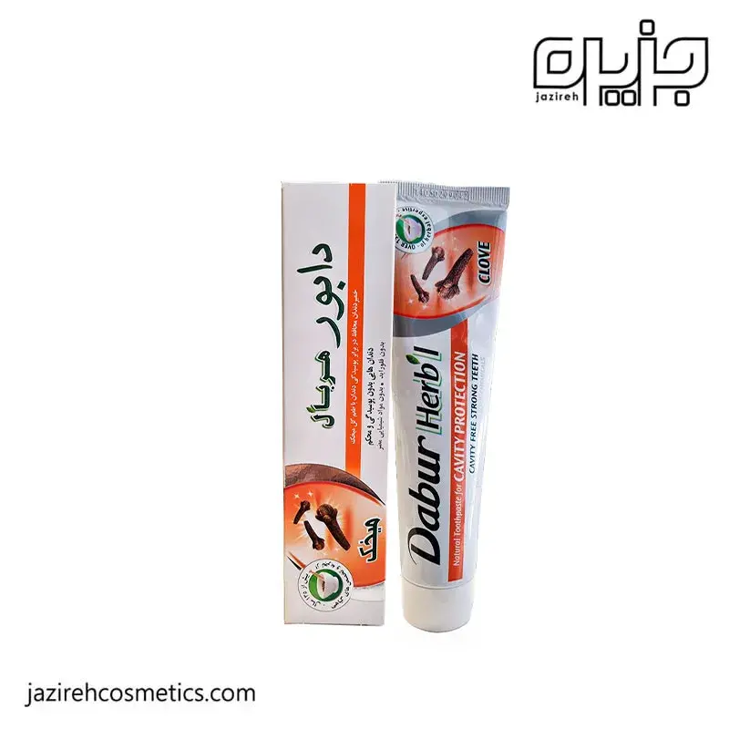 خمير دندان عصاره گل ميخك دابور