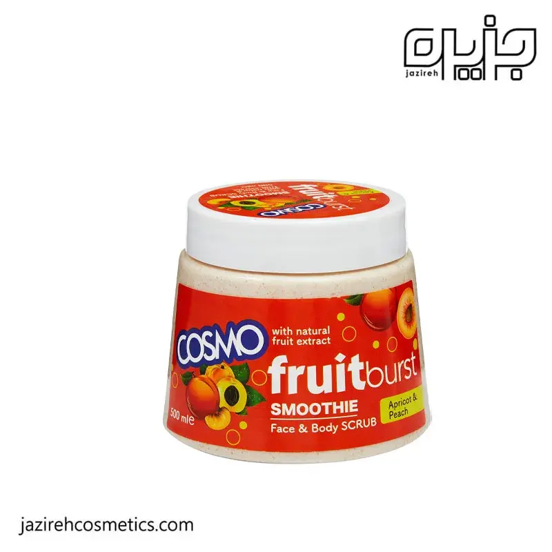 اسکراب صورت و بدن COSMO با عصاره هلو