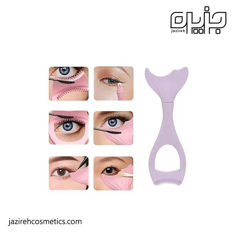شابلون خط چشم و ريمل ماهي