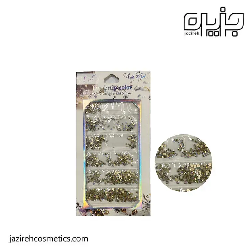 نگين ديزاين ناخن كد 2-nail art