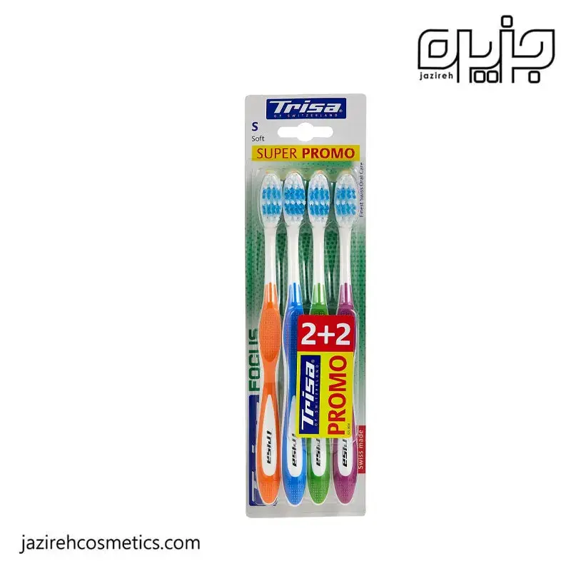 مسواك چهارقلو تريزا FOCUS SOFT