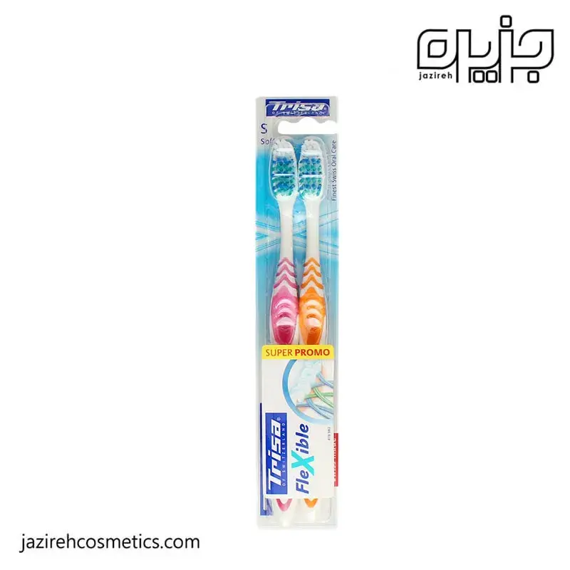 مسواك دوقلو تريزا FLEXIBLE MEDIUM
