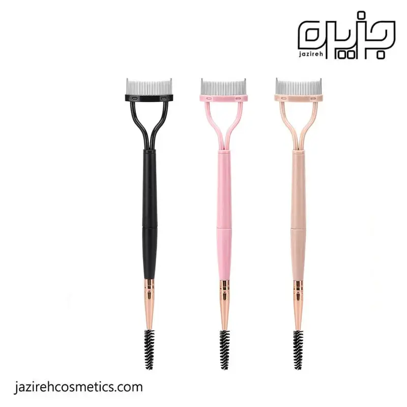 شانه مژه و برس ابرو دوطرفه
