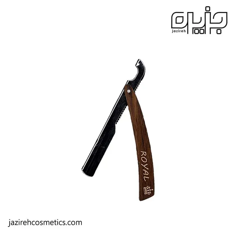 دسته تیغ چوبی رویال