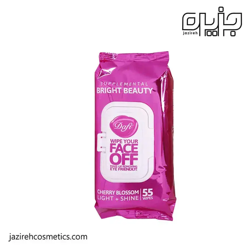 دستمال پاک کننده آرایشی گیلاس ژاپنی دافی